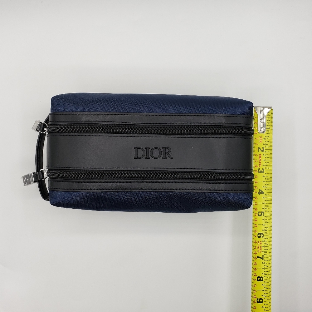 DIOR Cosmetics Bag Blue Black - Picture 7 of 15